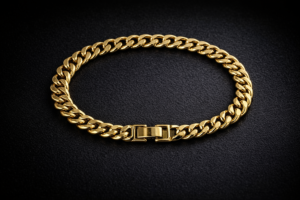 mens cuban link bracelet 19cm 14k gold filled gold bracelet for men